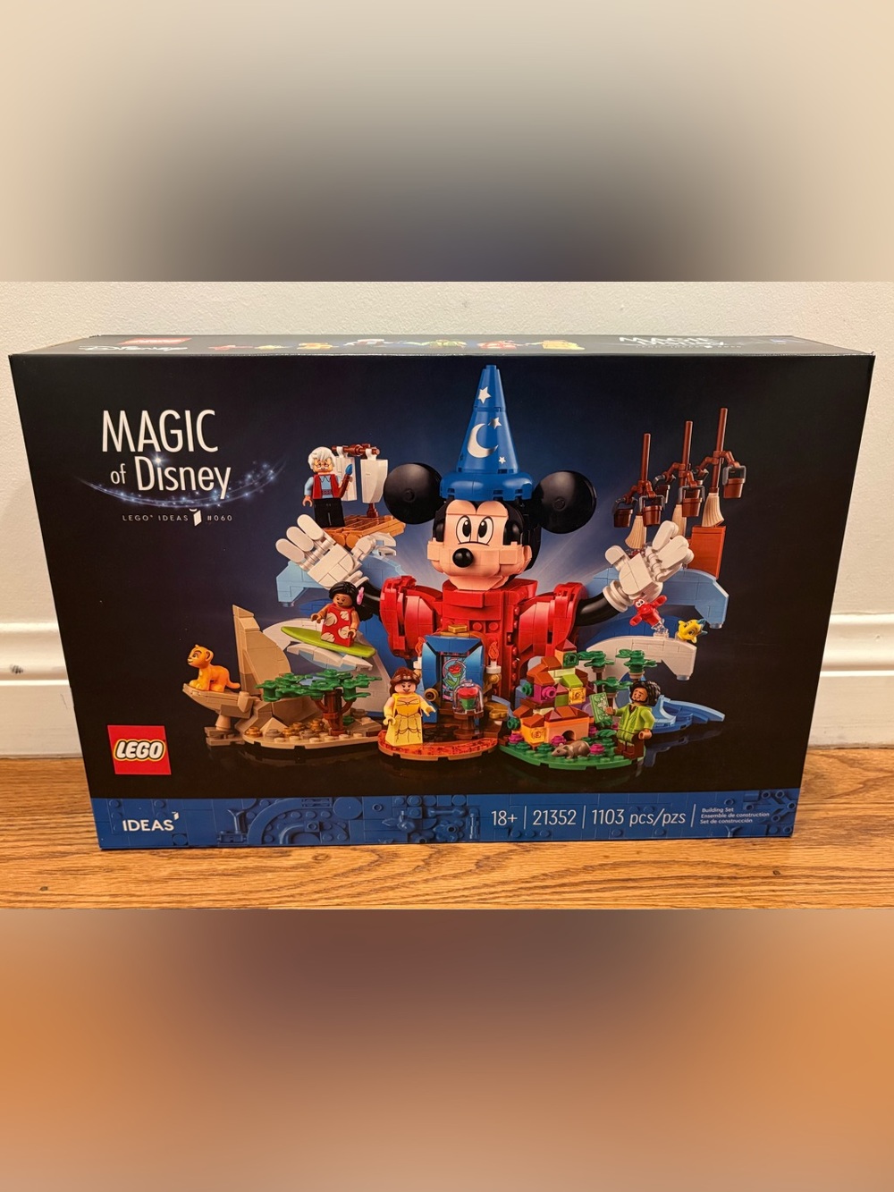 LEGO Ideas Magic of Disney 21352 Brand New Factory Sealed 1103pcs